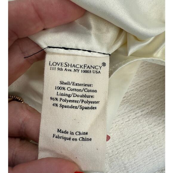 LoveShackFancy Adelaide Tweed Mini Dress Sz 14 - Picture 9 of 9